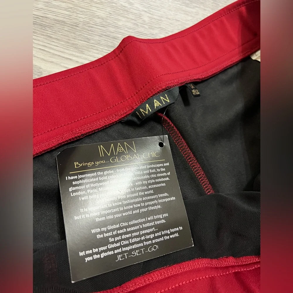 IMAN Global Chic Ponte Knit Bootcut Pant size 1X - Picture 6 of 9